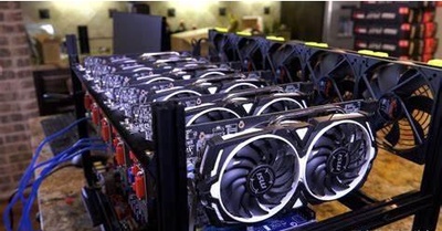 Modern Canadian mining farm facility with efficient cooling systems
