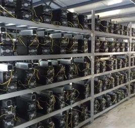 An intricate view of a high-performance mining rig, highlighting the hardware that drives Canada's Bitcoin mining industry